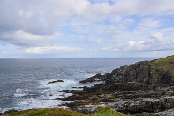 A View of the Ocean From the Top of a Hill