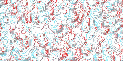 Professional Vector Design of a Topographic Map Highlighting Detailed Topography and Intricate Topological Features, Ideal for Geographic Analysis, Cartography, and Modern Visual Projects