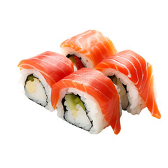 Japanese Cuisine Sensation Clear Background Nigiri Sushi © Novian