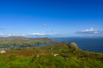 Overlooking a Body of Water From a Hill