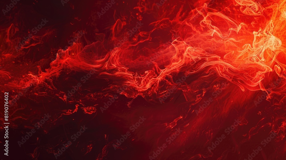 Poster Close up of a red and yellow fire. Suitable for various projects