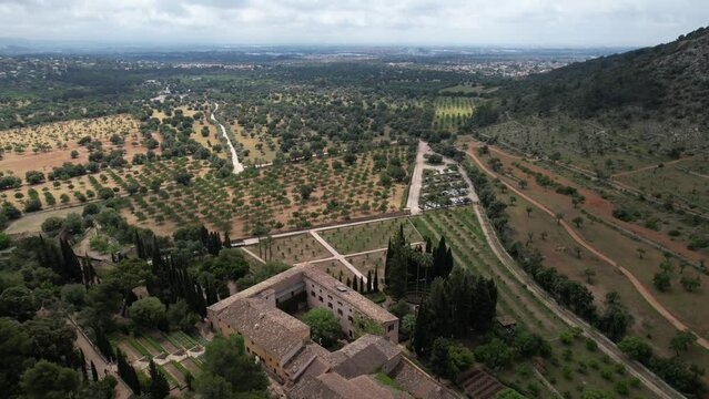 Aerial View of Raixa Estate Surrounded by Trees