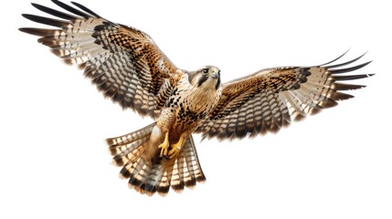 Fototapeta premium A majestic bird of prey soaring through the sky. Suitable for nature and wildlife themes
