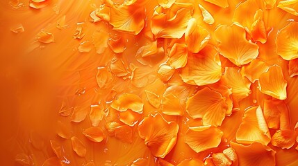 Orange pattern wallpaper