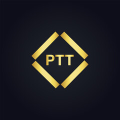 PTT logo. P T T design. White PTT letter. PTT, P T T letter logo design. P T T letter logo design in FIVE, FOUR, THREE, style. letter logo set in one artboard. P T T letter logo vector design.