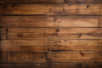 Fototapeta premium wooden panel wall dark and horizontal with natural wood texture background wallpaper
