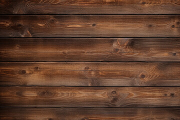Naklejka premium wooden panel wall dark and horizontal with natural wood texture background wallpaper