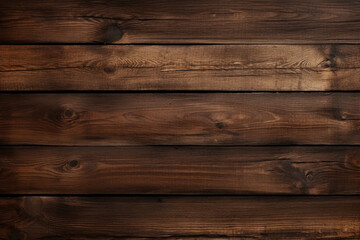 Fototapeta premium wooden panel wall dark and horizontal with natural wood texture background wallpaper