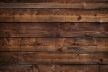 Naklejka premium wooden panel wall dark and horizontal with natural wood texture background wallpaper