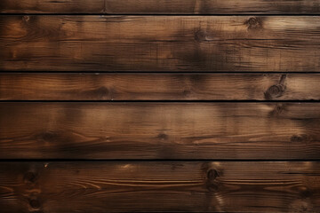 Fototapeta premium wooden panel wall dark and horizontal with natural wood texture background wallpaper