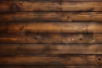 Fototapeta premium wooden panel wall dark and horizontal with natural wood texture background wallpaper