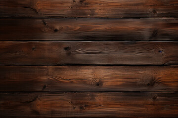 Fototapeta premium wooden panel wall dark and horizontal with natural wood texture background wallpaper