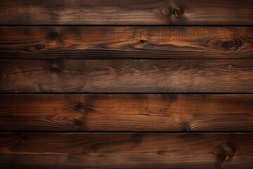 Fototapeta premium wooden panel wall dark and horizontal with natural wood texture background wallpaper
