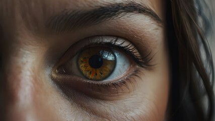 Fototapeta premium Visualize an exquisite picture of two eyes that are so intensely focused that it seems as though they are gazing directly into your soul.Headline Imagine a gorgeous picture of a pair of eyes that seem