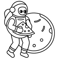astronaut vector illustration 