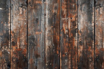Fototapeta na wymiar Old grunge dark textured wooden background,The surface of the old brown wood texture,top view brown teak wood paneling - Generative Ai