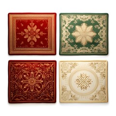 set of four backgrounds