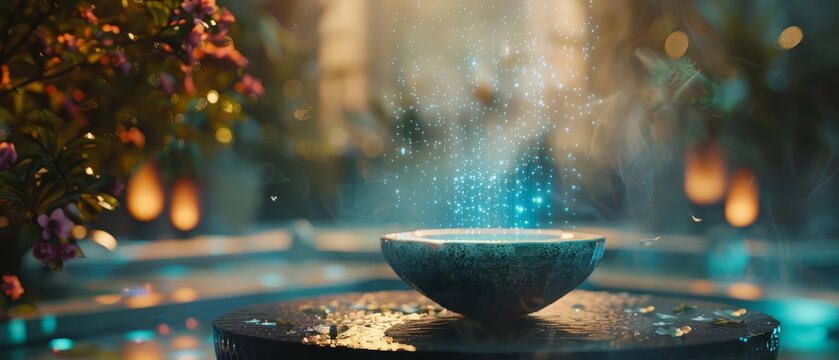 Close up of a belief projector