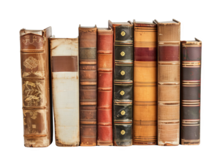 Accent books cut out transparent isolated on white background PNG file artwork graphic design.