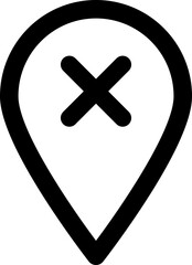 Location cancel icon