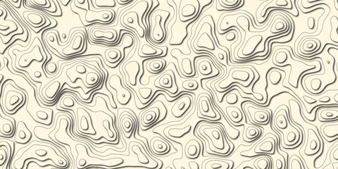 Creative Vector Representation of a Topographic Map Showcasing Complex Topographical Patterns and Detailed Topology, Perfect for Digital Art, Geographic Studies, and Data Visualization