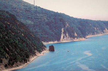 view from the top of the mountain