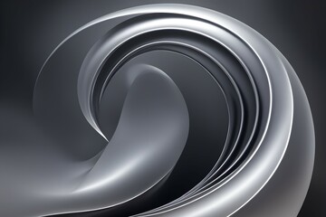 Obraz premium Abstract wave elegant shiny background. luxurious 3d curve resembling a graceful wave glowing