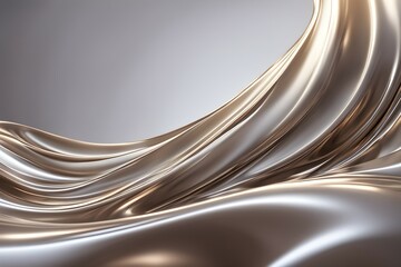 Obraz premium Abstract wave elegant shiny background. luxurious 3d curve resembling a graceful wave glowing