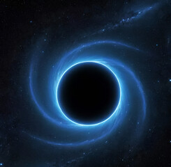 Naklejka premium Black holes in the universe