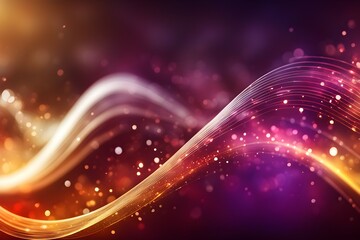 Obraz premium Abstract wave elegant shiny background. luxurious 3d curve resembling a graceful wave glowing