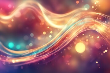 Obraz premium Abstract wave elegant shiny background. luxurious 3d curve resembling a graceful wave glowing