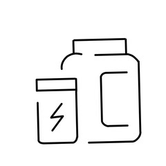 Nutrition Line Vector 