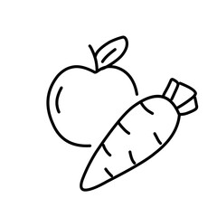 Nutrition Line Vector 