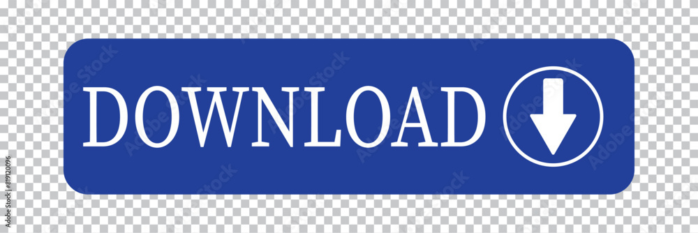 Poster download web button (arrow save free online internet go ok icon).3d download now blue button with ha