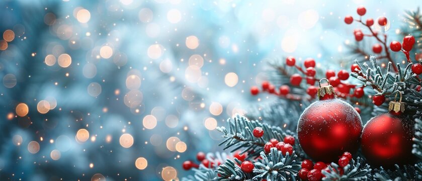 Graphic December invitation, festive border, ample copy space, elegant and merry greetings 8K , high-resolution, ultra HD,up32K HD