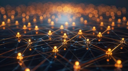 World social network diagram and social marketing in the form of connecting social media icons.