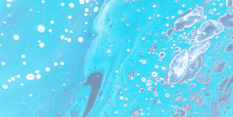 Enigmatic Elegance: Oil-Painted Liquid Art with Vibrant Translucent Colors