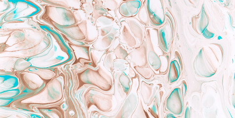 Enigmatic Elegance: Oil-Painted Liquid Art with Vibrant Translucent Colors