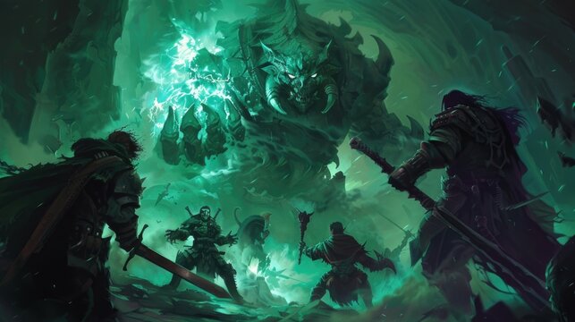  In the shadowy depths of the digital dungeon the adventurers faced off against a powerful lich