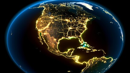 Dynamic visuals of our interconnected world. embracing technology to transform connectivity