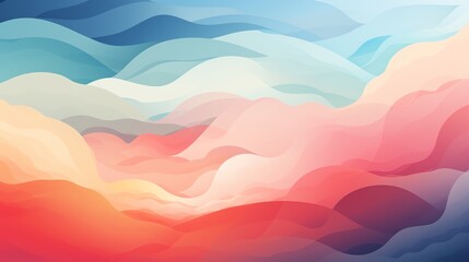 confused flat design side view haze cartoon drawing Tetradic color scheme