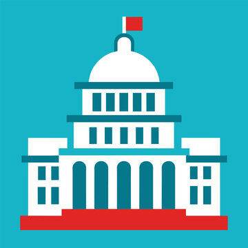 recommend clip art: Government icon, building and architecture , congress vector icon vector