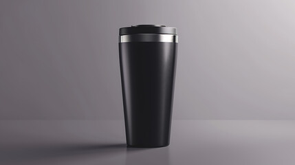 Tumbler, minimal background, maintaining the temperature for a happy drinking mood