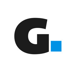 G brand typography logo