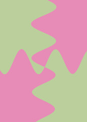 Pink and green abstract background.