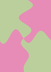Pink and green abstract background.