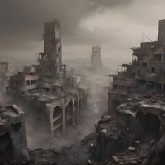 Ruins of a city