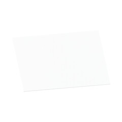 3D White Card Template