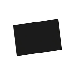 3D Black Card Template