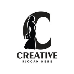 Letter logo design simple concept Premium Vector